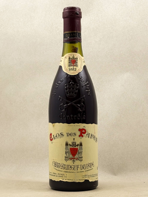 Clos des Papes - Châteauneuf du Pape 1982