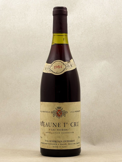Rossignol Duperret - Beaune 1er cru "Teurons" 1984