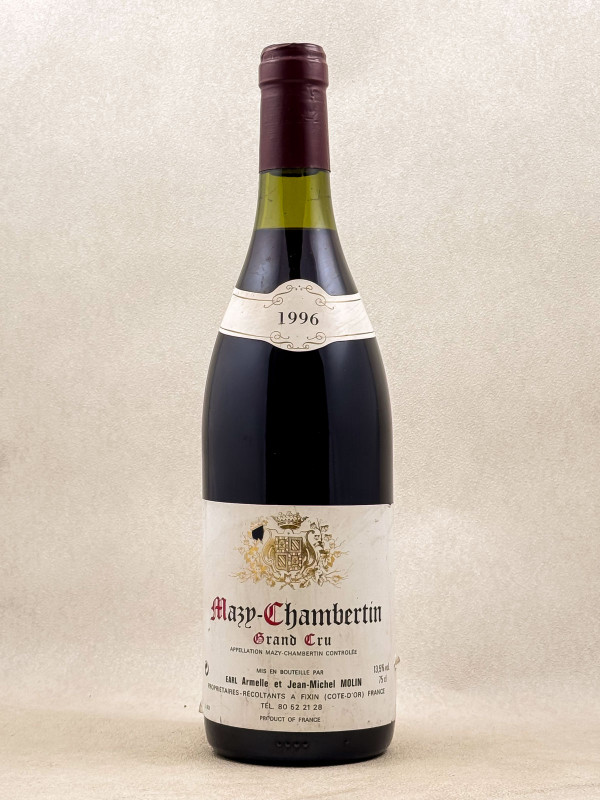 Armelle et Jean Michel Molin - Mazy Chambertin 1996