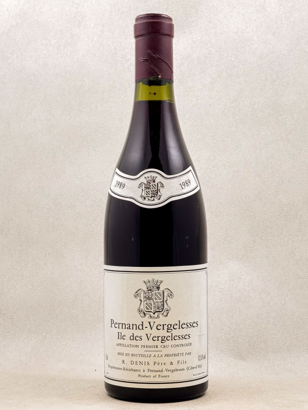 Denis Père & Fils - Pernand Vergelesses 1er cru "Iles des Vergelesses" 1989