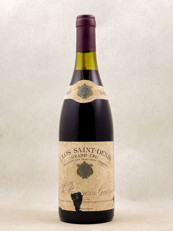 Ch. Bonnes & Guerre - Clos Saint Denis 1989