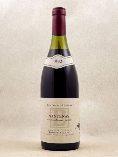 Roger Barbier - Santenay "Les Prarons Dessous" 1992
