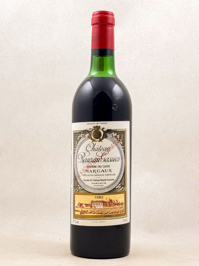 Rauzan Gassies - Margaux 1982