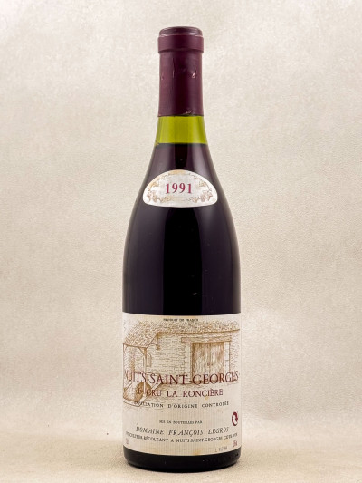 Legros - Nuits Saint Georges 1er cru"La Roncières" 1991