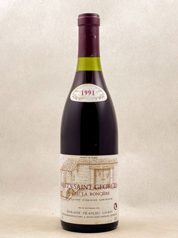 Legros - Nuits Saint Georges 1er cru"La Roncières" 1991