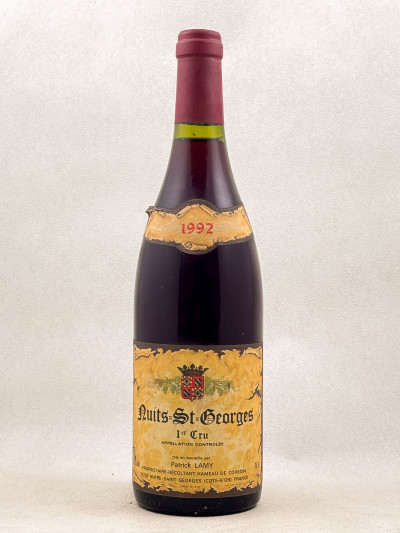 Patrick Lamy - Nuits Saint Georges 1er cru 1992