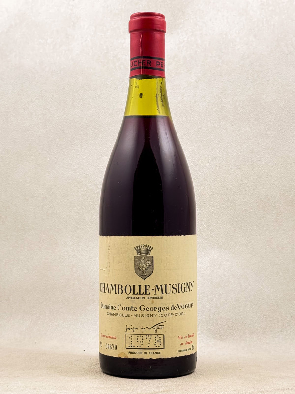 Comte Georges de Vogüé - Chambolle Musigny 1978