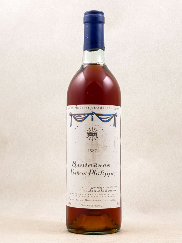 Baron Philippe - Sauternes 1987