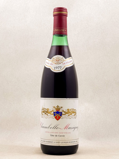 Louis Barberet - Chambolle Musigny 1977