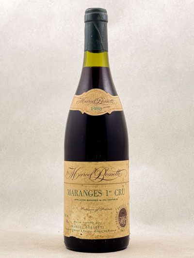 Marcel Bossetti - Maranges 1er cru 1988