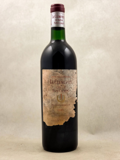 Clémentin de Pape Clément - Pessac Leognan 1989