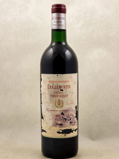 Clémentin de Pape Clément - Pessac Leognan 1989