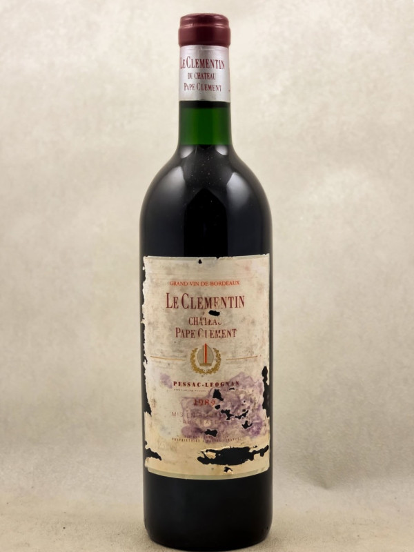 Clémentin de Pape Clément - Pessac Leognan 1989