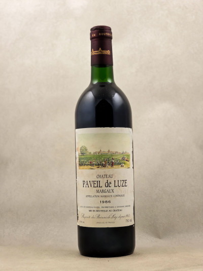 Paveil de Luze - Margaux 1986