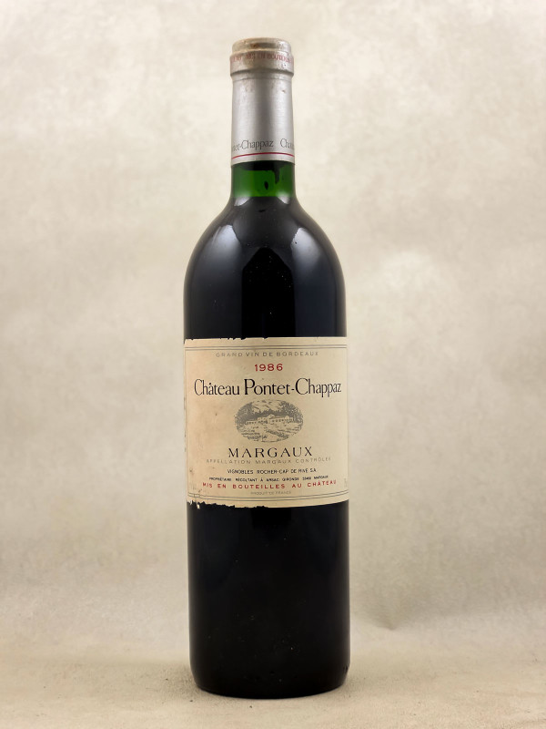 Pontet-Chappaz - Margaux 1986