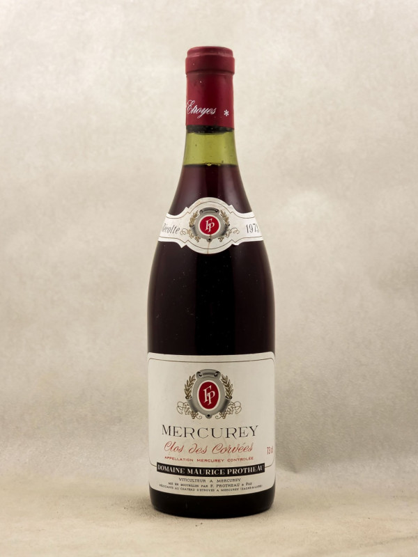 Maurice Protheau - Mercurey "Clos des Corvées" 1973