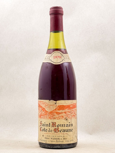 Henri Buisson - Saint Romain rouge 1979