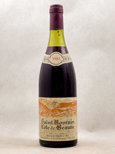 Henri Buisson - Saint Romain rouge 1982