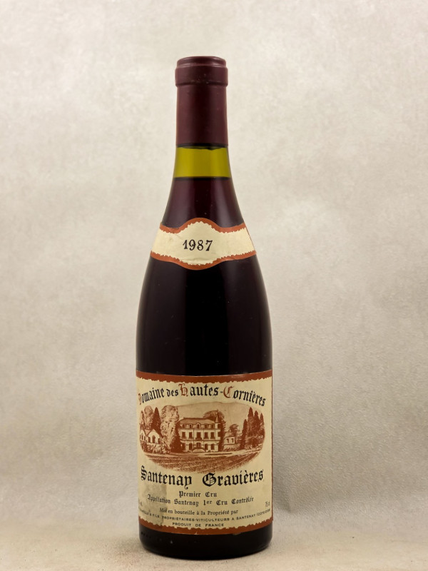 Hautes Cornières - Santenay 1er Cru "Les Gravières" 1987