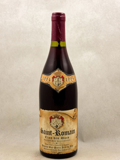 Guy Pierre Jean & Fils - Saint Romain rouge "Clos des Ducs" 1994