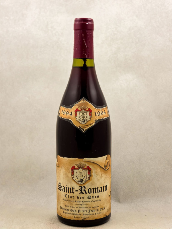 Guy Pierre Jean & Fils - Saint Romain rouge "Clos des Ducs" 1994
