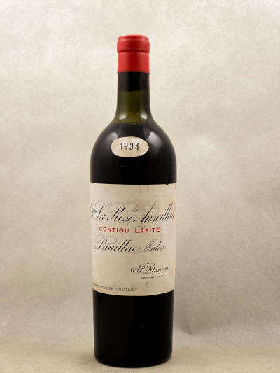 La Rose Anteillan Contigü Lafite - Pauillac 1934