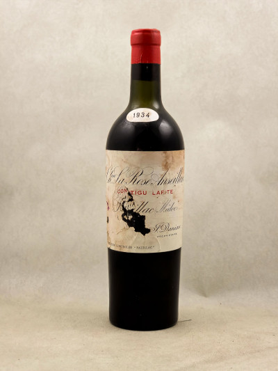 La Rose Anseillan Contigü Lafite - Pauillac 1934