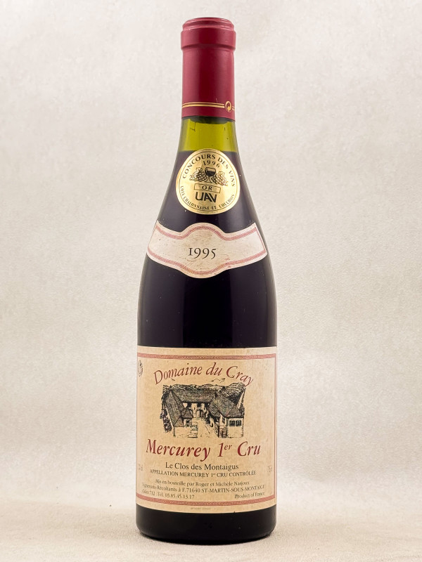 Domaine du Cray - Mercurey 1er cru "Le Clos des Montaigus" 1995