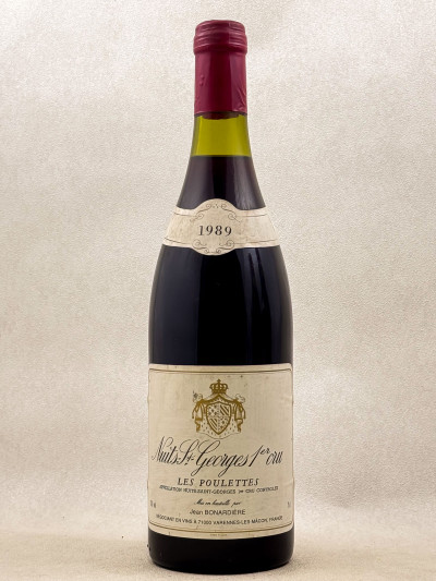 Jean Bonardière - Nuits Saint Georges 1er cru "Les Poulettes"
