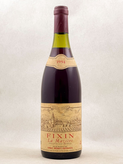 Moniot Defrance - Fixin "La Mazière" 1994