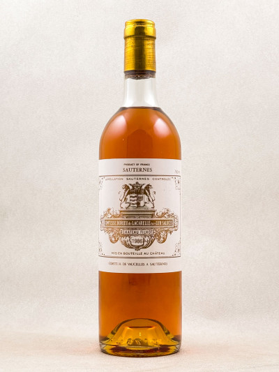 Filhot - Sauternes 1986