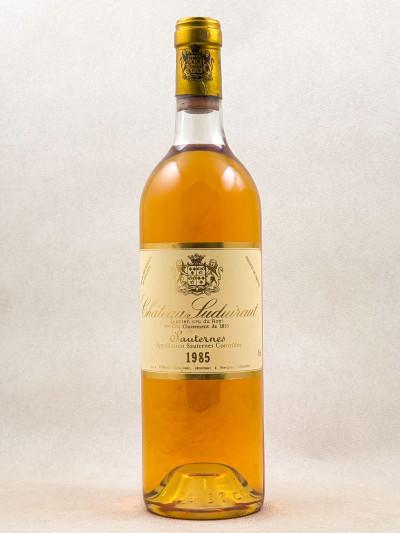 Suduiraut - Sauternes 1985