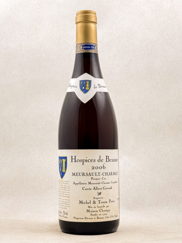 Hospices de Beaune - Meursault 1er cru "Charmes - Cuvée Albert Grivault" 2006