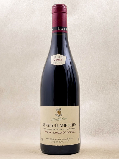 Pascal Lachaux - Gevrey Chambertin 1er cru "Lavaux St Jacques" 2003