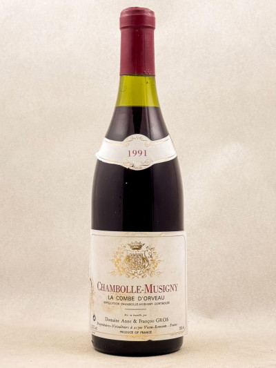 AF Gros - Chambolle Musigny "La Combe D'Orveau" 1991
