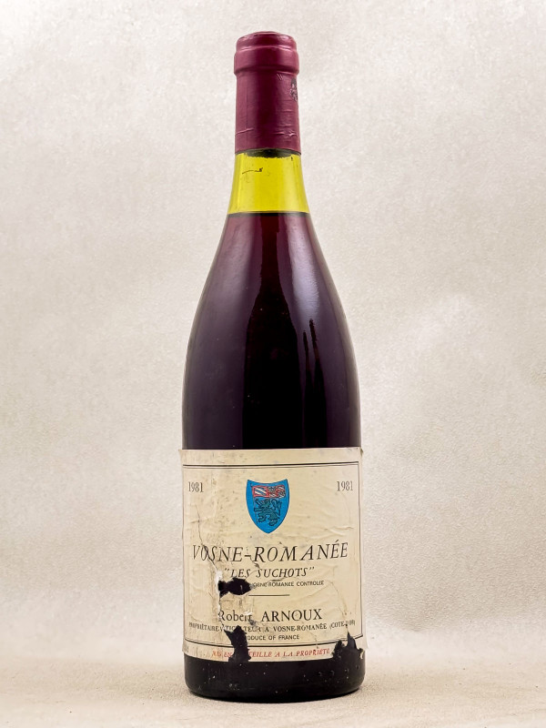 Robert Arnoux - Vosne Romanée 1er cru "Les Suchots" 1981
