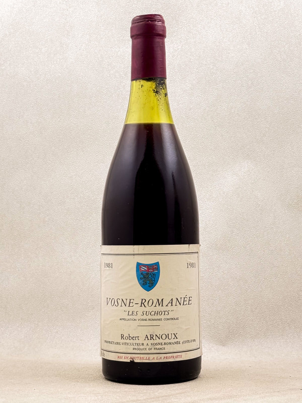 Robert Arnoux - Vosne Romanée 1er cru "Les Suchots" 1981