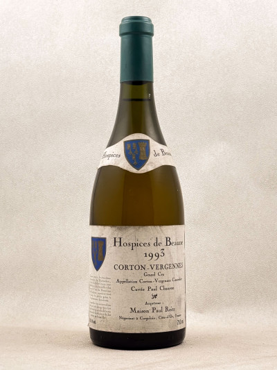 Hospices de Beaune - Corton-Vergennes blanc "Paul Chanson" 1993