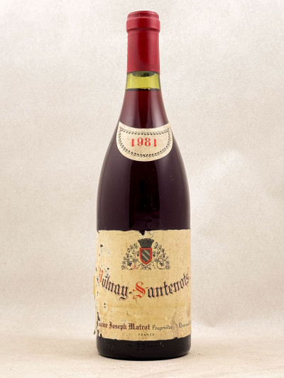 Matrot - Volnay 1er cru "Santenots" 1981