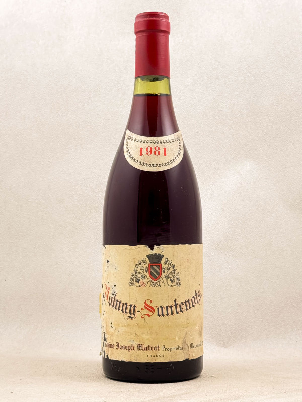 Matrot - Volnay 1er cru "Santenots" 1981