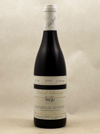 Patrick Clémencet - Chambolle Musigny 2004