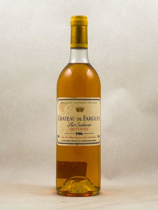 Fargues - Sauternes 1986