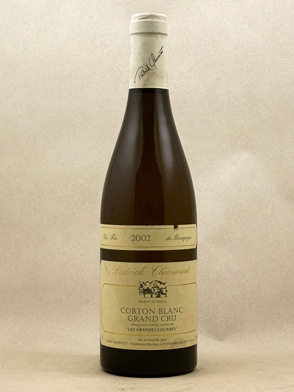 Patrick Clémencet - Corton Blanc "Les Grandes Lolières" 2002