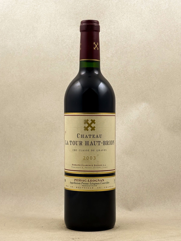 La Tour Haut Brion - Pessac Léognan 2003