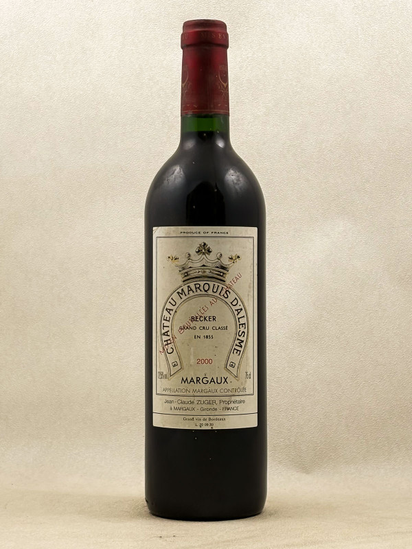 Marquis d'Alesme - Margaux 2000