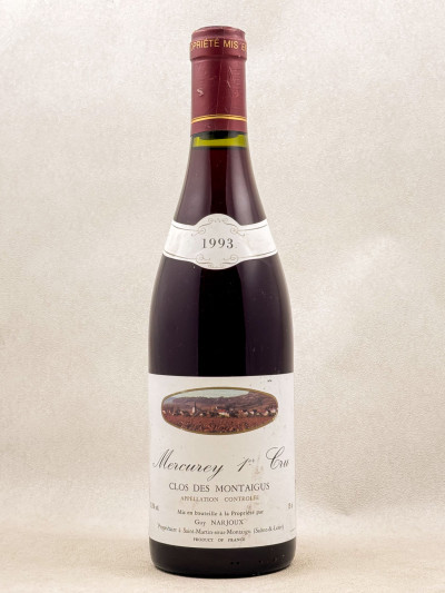 Narjoux - Mercurey 1er cru "Clos des Montaigus" 1993