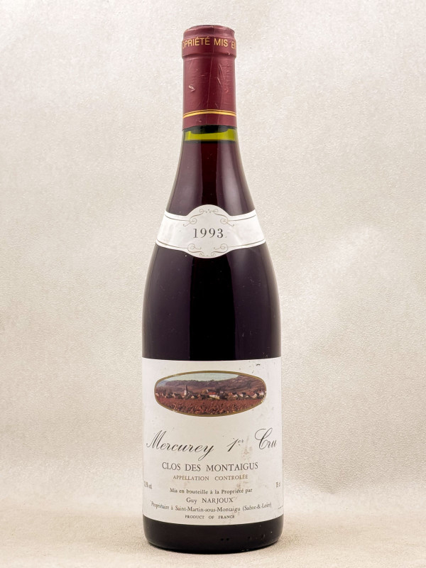 Narjoux - Mercurey 1er cru "Clos des Montaigus" 1993