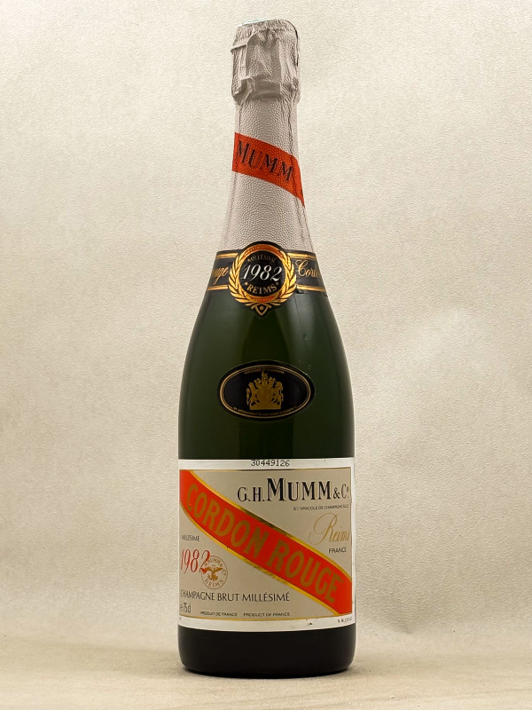 Champagne Mumm "Cordon Rouge" 1982