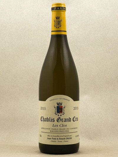 Droin - Chablis grand cru "Les Clos" 2015