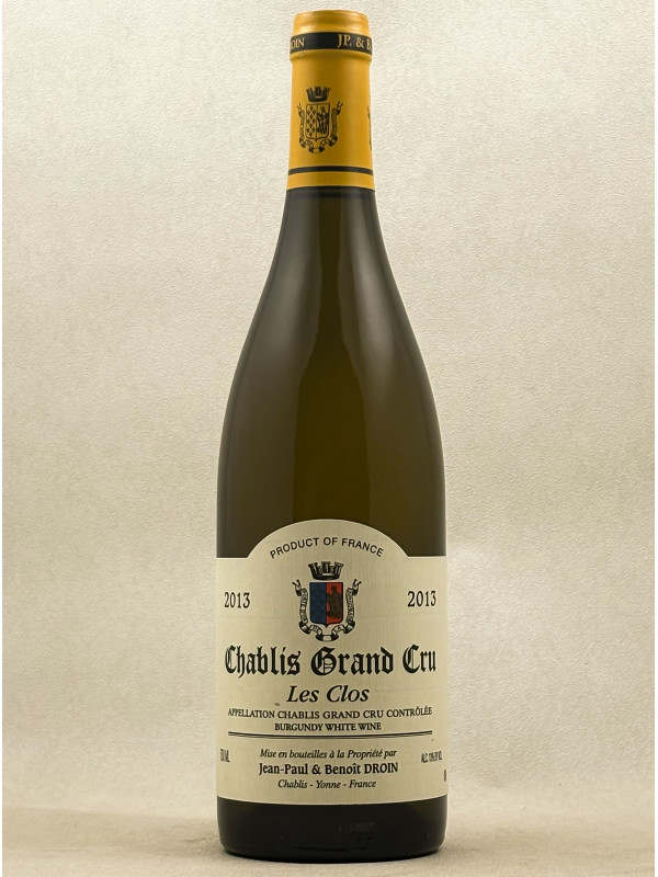 Droin - Chablis grand cru "Les Clos" 2013